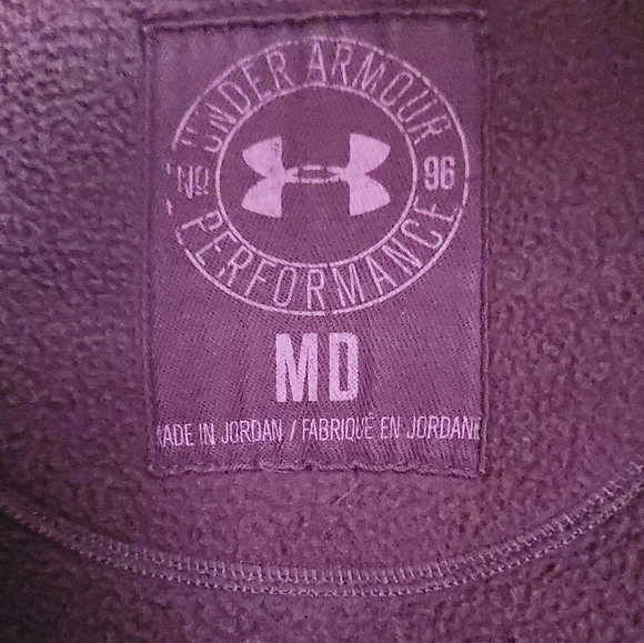 Under armour Dark purple zip up fleece jacket - Picture 4 of 6